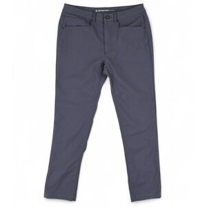 Western Rise AT Slim Pant Mens 31 Blue Gray Nylon Spandex Stretch Durable